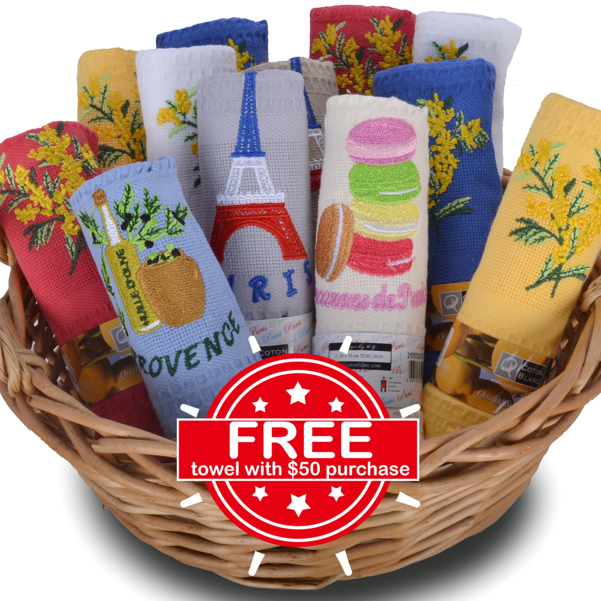 Free towel with purchase!