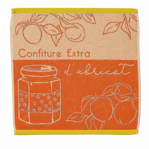 Apricots Delights (Délices d'Abricots) Terry Square Cotton Towel by Coucke