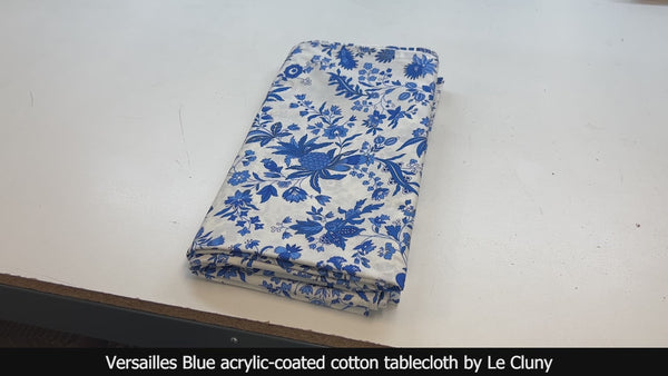 La Cigale Wipeable Tablecloth Spill Resistant Acrylic Coated