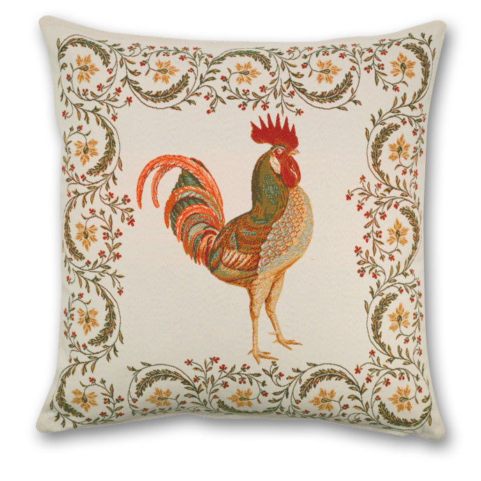 Chanteclair Tapestry 17 Pillow Cover by Tissus Toselli I Dream of France