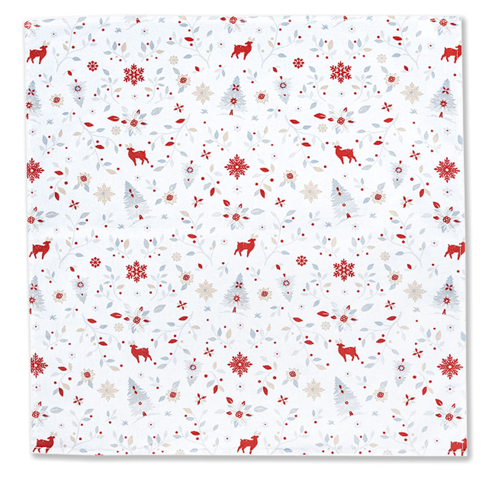 Calisson Red Acrylic-Coated Cotton Quilted Placemats by Tissus Toselli - I  Dream of France