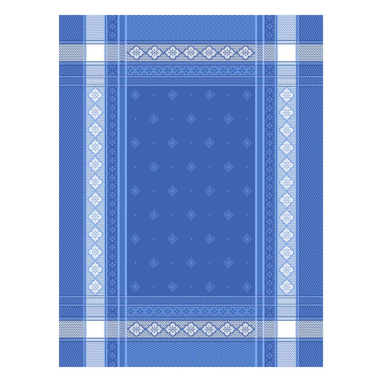 French Style Linen Tea Towels - Gingham Blue - AllORA