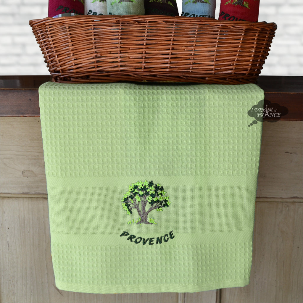 Green Kitchen Towels at