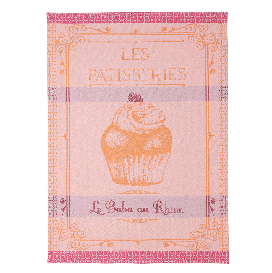 Tea Time (Instant The) French Jacquard Cotton Dish Towel by Coucke - I  Dream of France