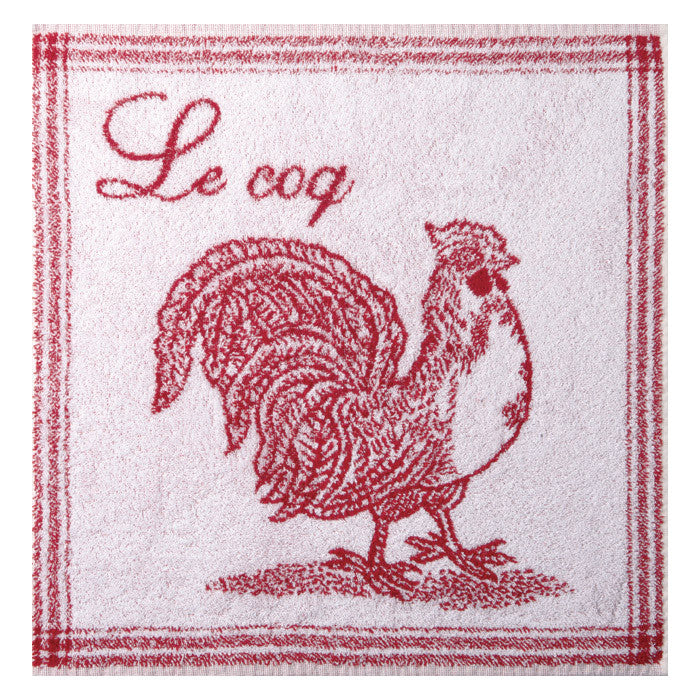 Coucke French Jacquard Cotton Kitchen Dish Towel French Table Collection, Lavande PJ, 20inches by 30inches, Lavender