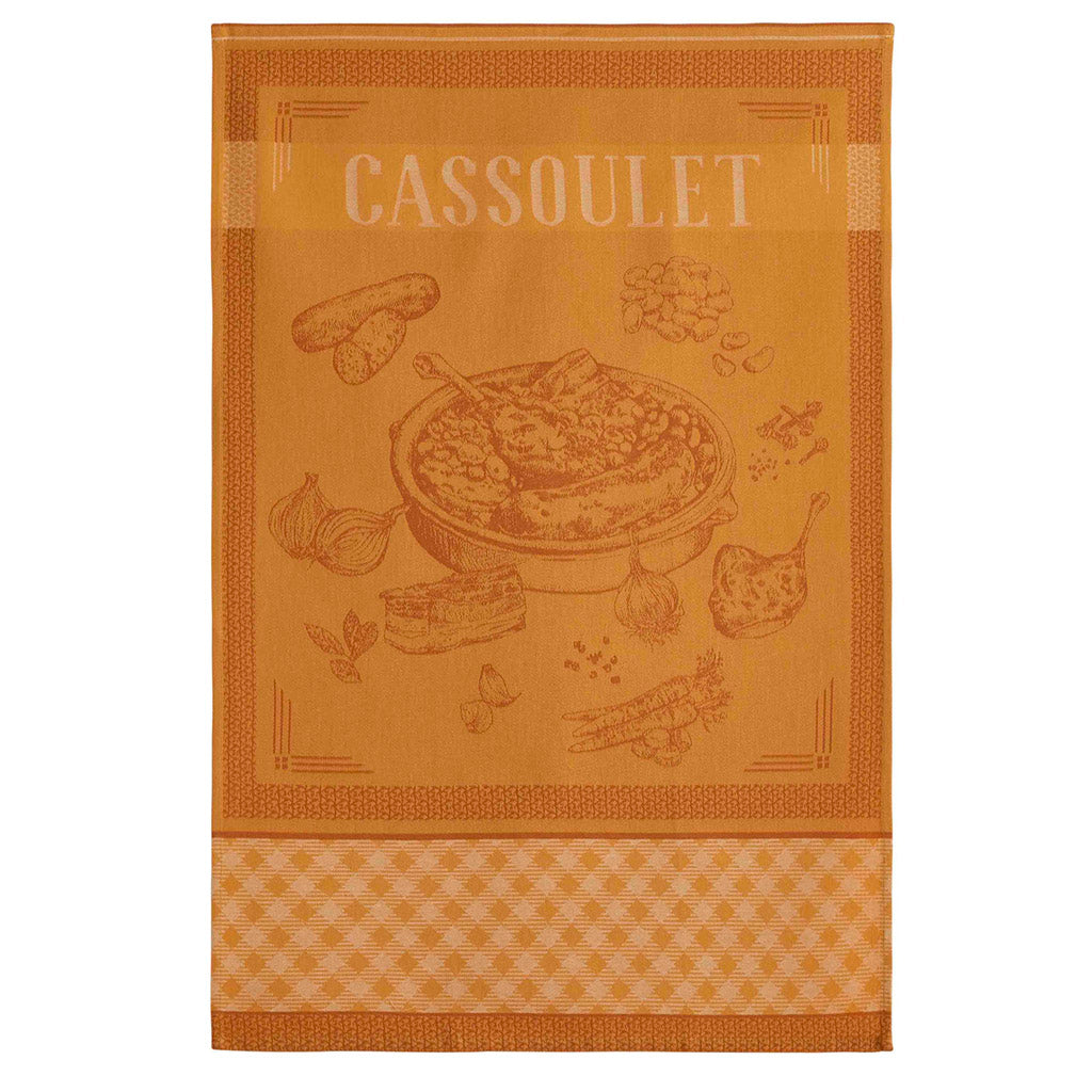 Tea Time (Instant The) French Jacquard Cotton Dish Towel by Coucke - I  Dream of France