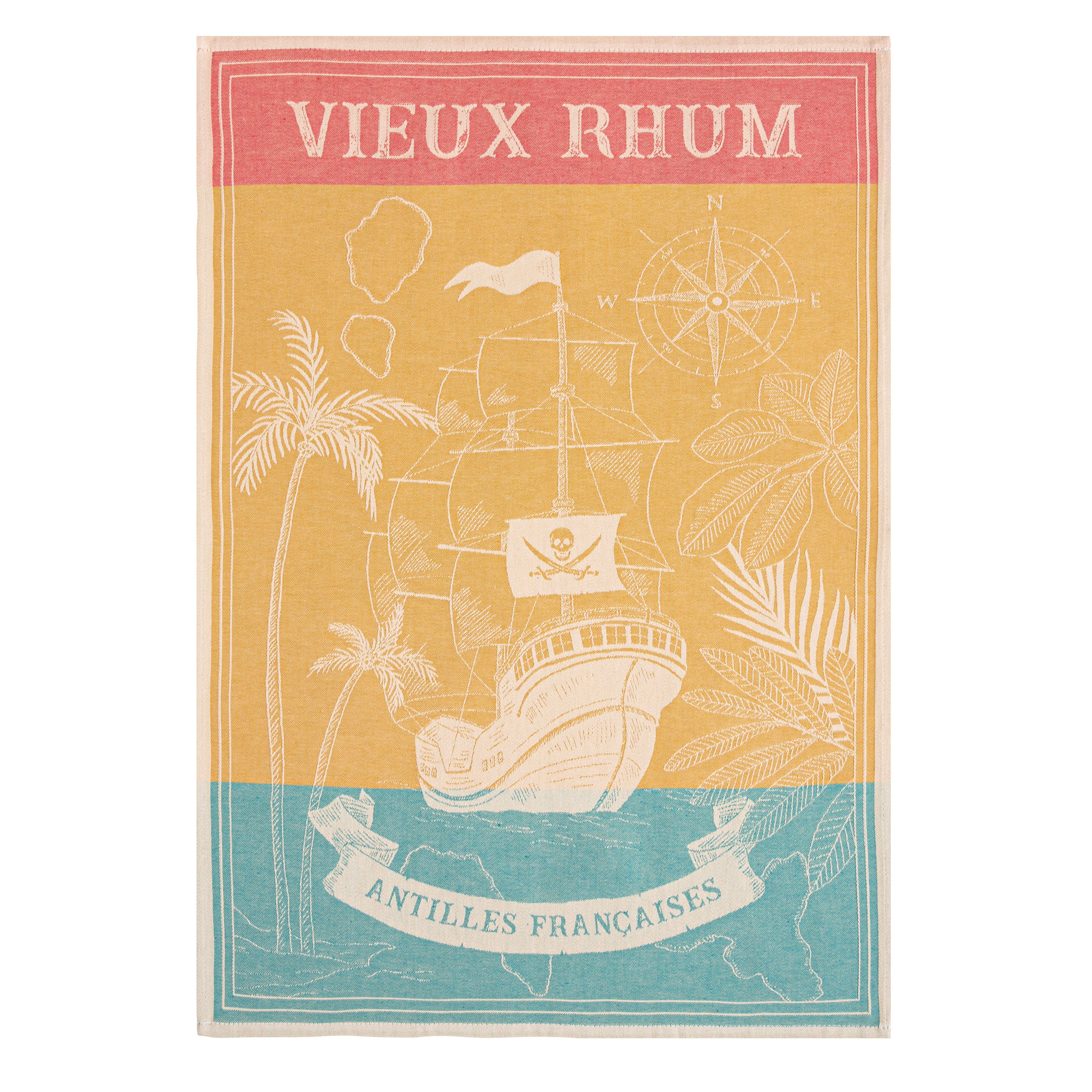 https://www.idreamoffrance.com/cdn/shop/products/coucke-jacquard-french-tea-kitchen-dish-towel-ceramic-antilles-rum-rhum-pirate-ship_3695x.jpg?v=1673402007