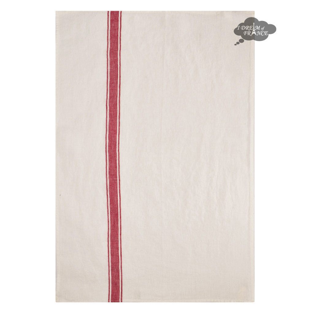 Trattoria Rosso Linen Kitchen Towels Set/2