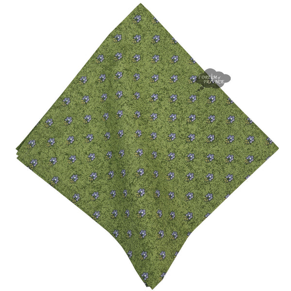 Versailles Green French Cotton Napkin by Le Cluny