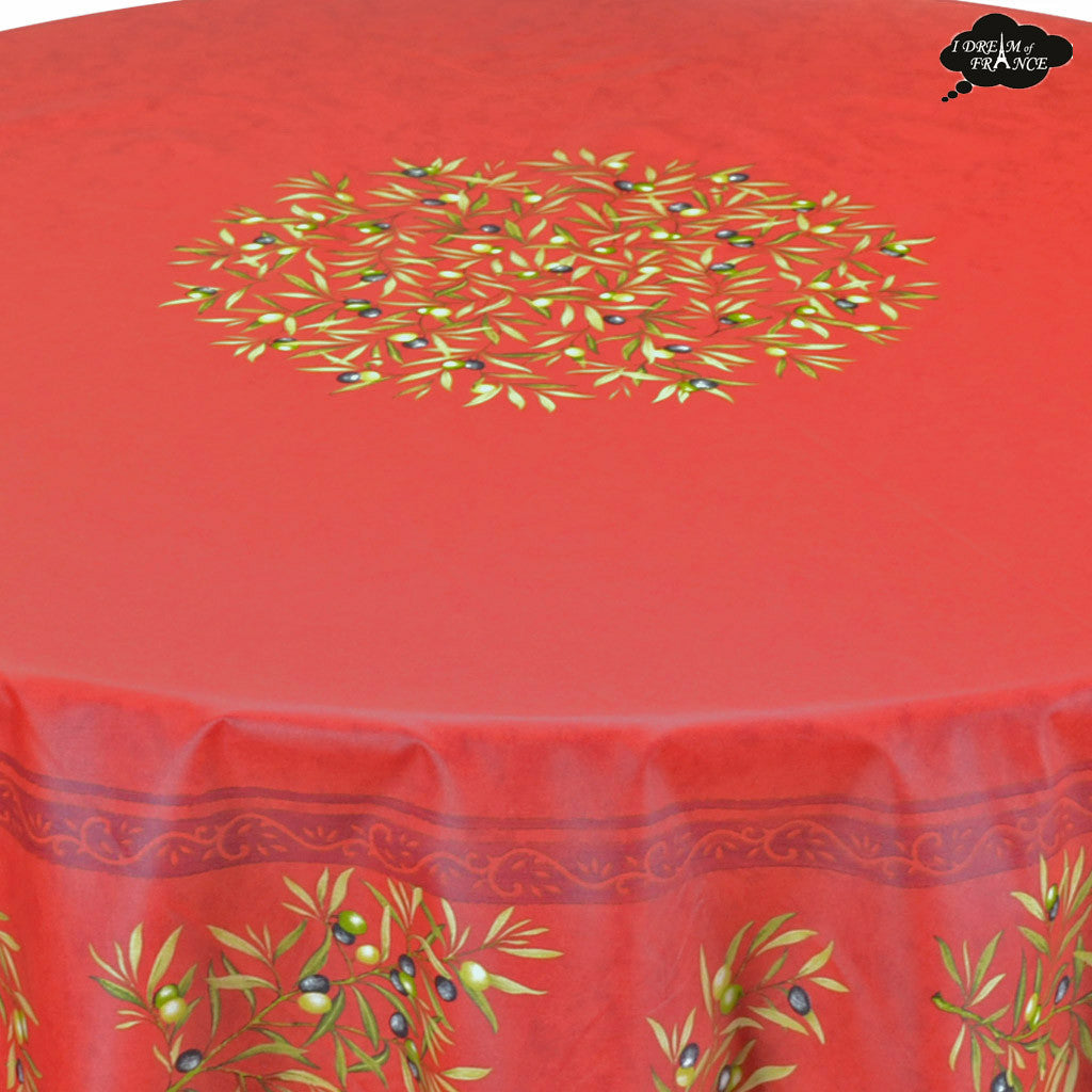 Clos des Oliviers Red Cotton Quilted Placemats - I Dream of France